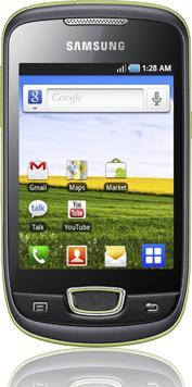 Samsung S5570 Galaxy Mini (0.16 GB, LimeGreen, 3.20", 3.15 Mpx, 3G)