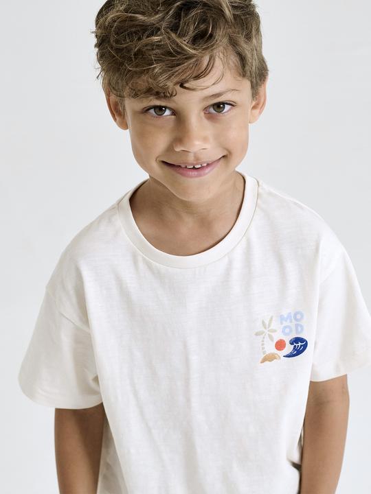 Image du produit Vertbaudet Jungen T-Shirt mit XL-Print hinten und Recycling-Baumwolle (158)