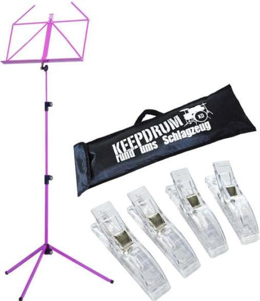 Produktbild K&M 100-1 Notenständer mit Tasche mit 4 Klammern