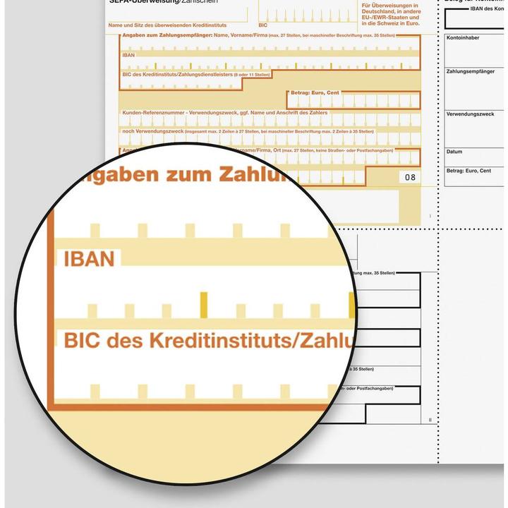 Produktbild Sigel Überweisung PC A4 (250 x)