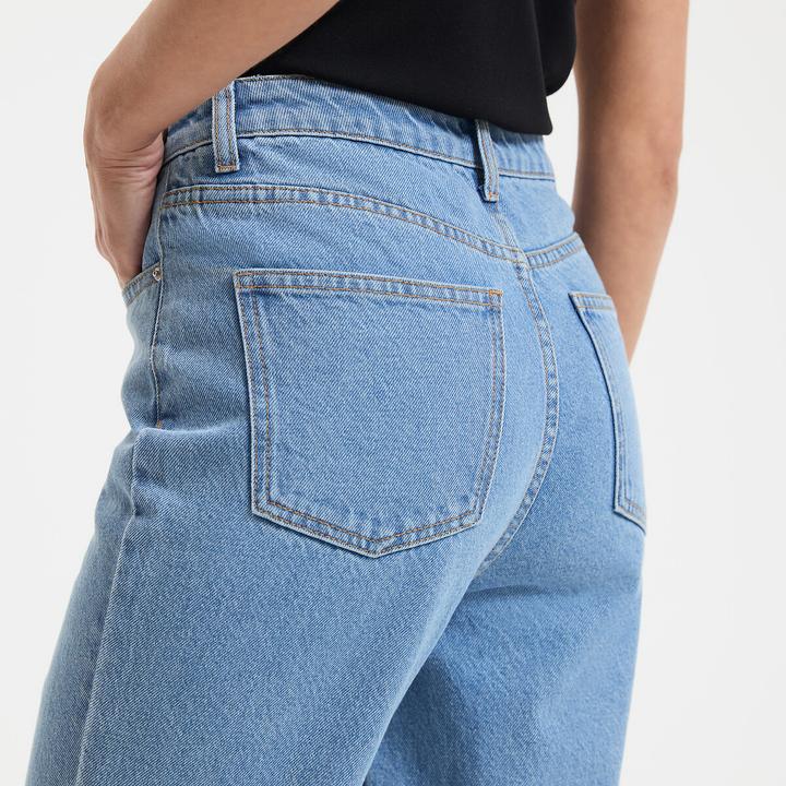 Image du produit La Redoute Collections Jeans droit taille haute longueur 7/8 (24)