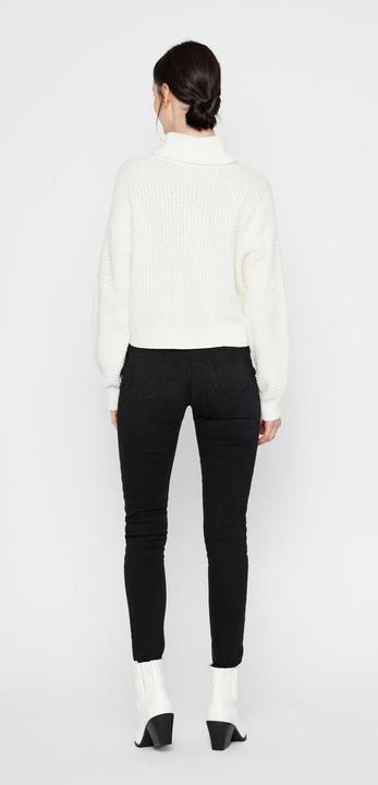 Actual product image Pieces Short turtleneck knit sweater (L)