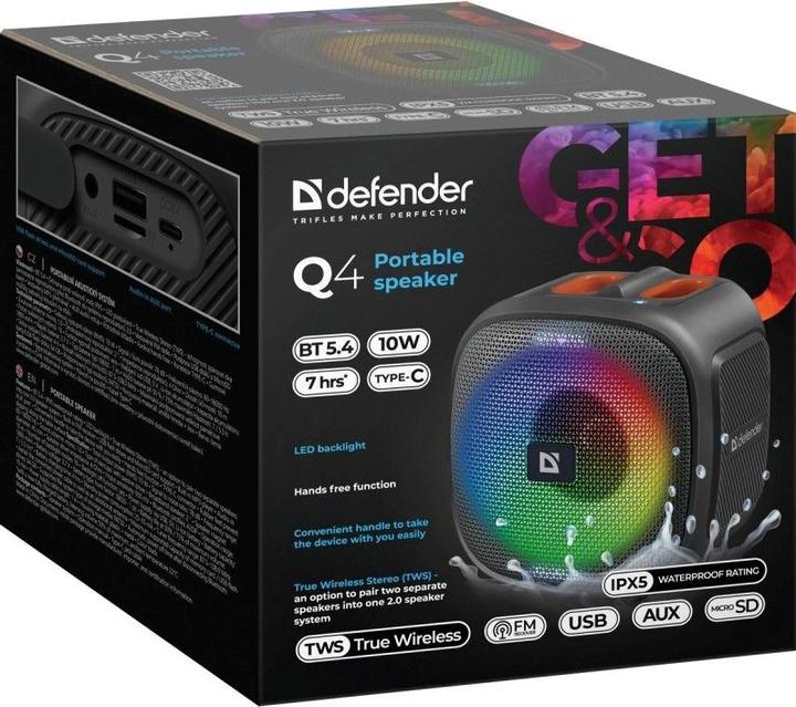 Produktbild Defender Głośnik Q4 Bluetooth 10w (7 h)