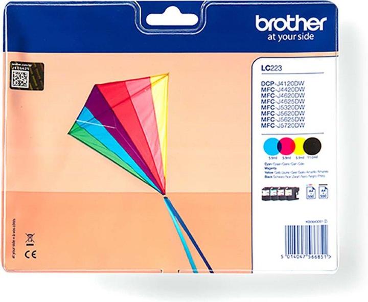 Brother LC-223 Value Pack (M, BK, Y, C)