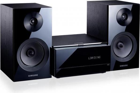Produktbild Samsung MM-E430D - DVD-Mikroanlage mit iPhone/iPad Dock, UKW-Tuner, Bluetooth und USB (Bluetooth, 2x 60 W)