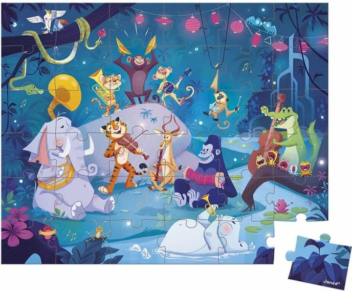 Actual product image Janod Puzzle summer party g FSC (36 pieces)