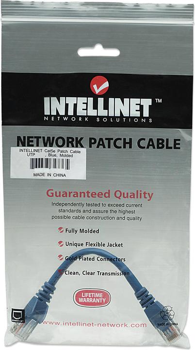 Actual product image Intellinet Patch cable (U/UTP, CAT5e, 0.50 m)