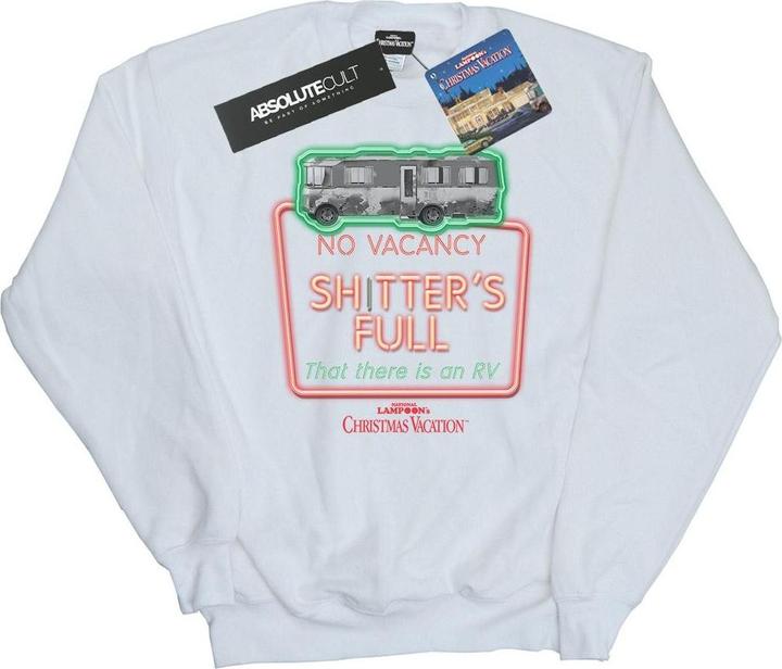 National Lampoon´s Vacation National Lampoon's Christmas Vacation Greyscale No Vacancy Sweatshirt (XL)