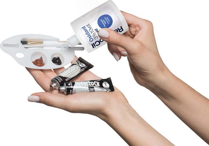 Actual product image Refectocil Natural Brown Eyelash & Eyebrow Tint + Oxidant 3%