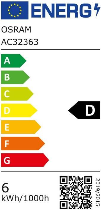 Energie-Label Osram Led Retrofit Classic B (E14, 6 W, 806 lm, 1 x, D)