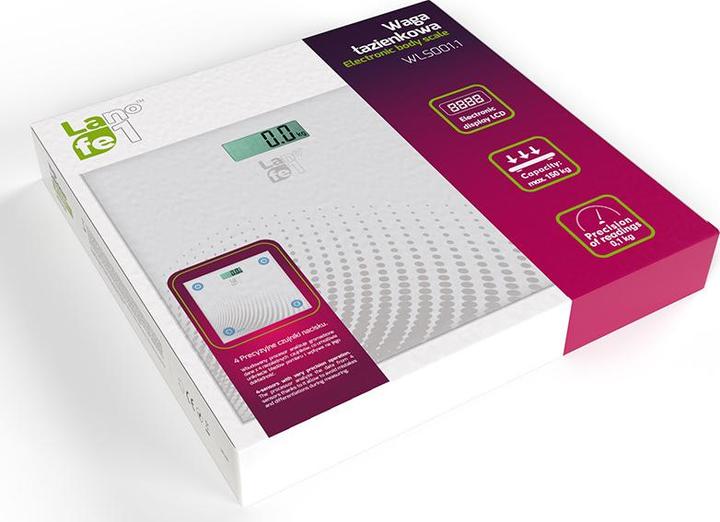 Immagine prodotto Lafe 44590 Electronic Body Scale With Analysis WLS003.1 (150 kg)