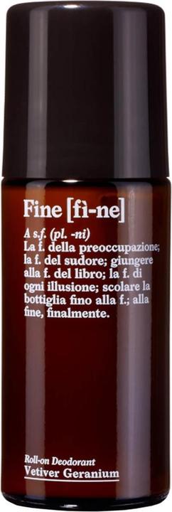 Actual product image [fì-ne] - Vetiver Geranium Deodorant Liquid Roll-on (Roll-on, 50 ml)
