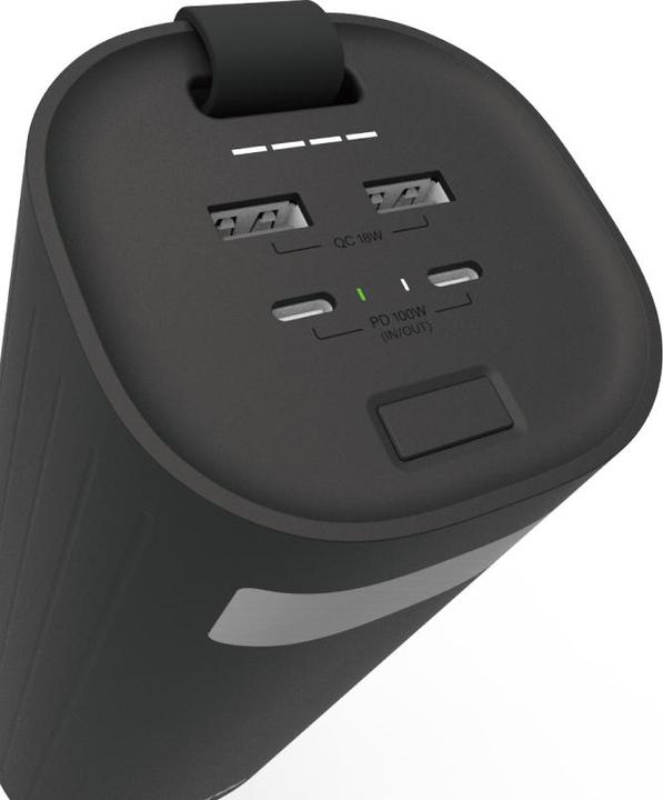 Actual product image Vinnic MOUNT PARKER Powerbank 60,000mAh 100W PD x2, black (60000 mAh, 100 W, 192 Wh)