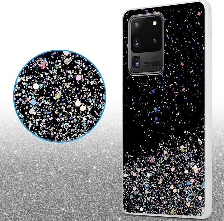 Image du produit Cadorabo Couverture TPU paillettes scintillantes (Samsung Galaxy S20 Ultra)