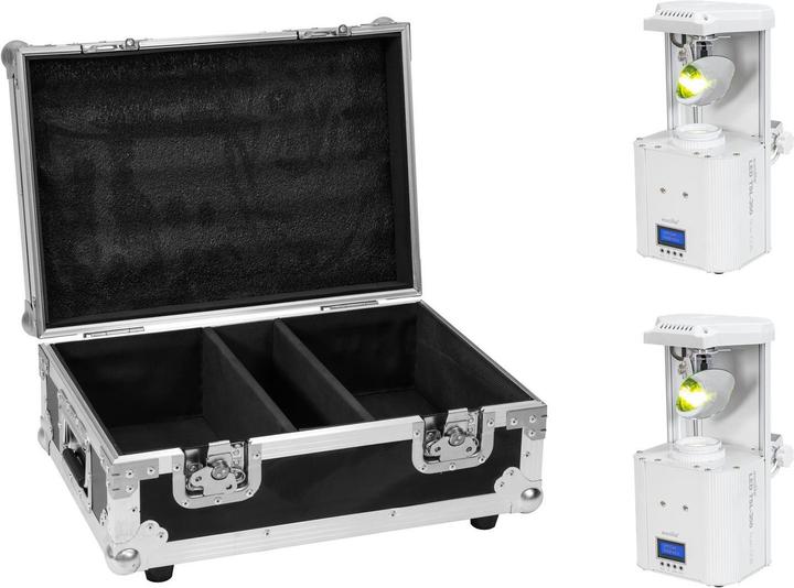 Actual product image Eurolite Set 2x LED TSL-350 Scan COB white + Case