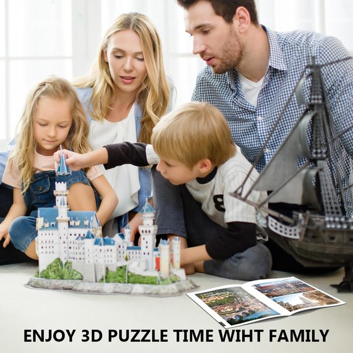 Produktbild Cubicfun 3D Puzzle Schloss Neuschwanstein 121 Teile (121 Teile)