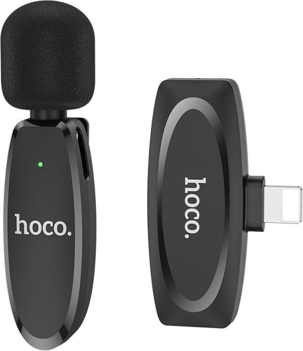 Actual product image Hoco Mikrofonas L15 Lightning juodas