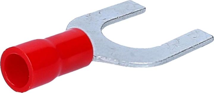 Actual product image Kalitec 100 pieces Cembre RF-U8 fork cable lugs insulated U8 red I Industrial quality