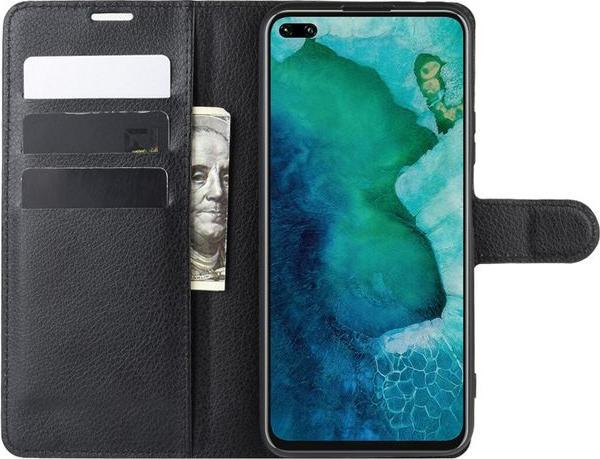 Actual product image MU Classic Litchi Leather Bookcover Series (Honor V30, Honor V30 Pro)