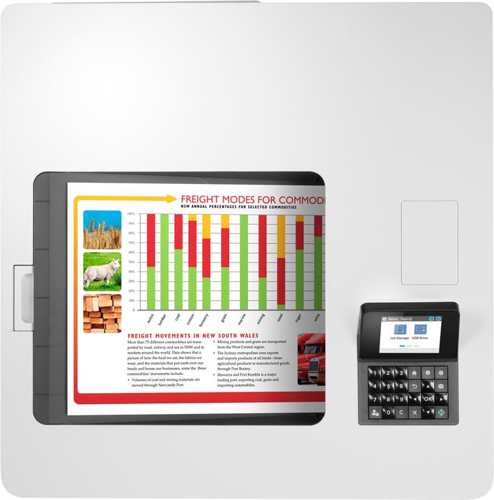 Actual product image HP Color LaserJet Enterprise M554dn (Laser, Colour)