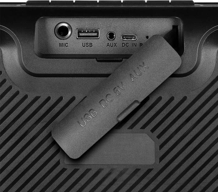 Image du produit Sven Speaker PS-360, black (, Waterproof (IPx5), TWS, Bluetooth, FM, USB, *h), SV-021740 (Fonctionnement sur piles)