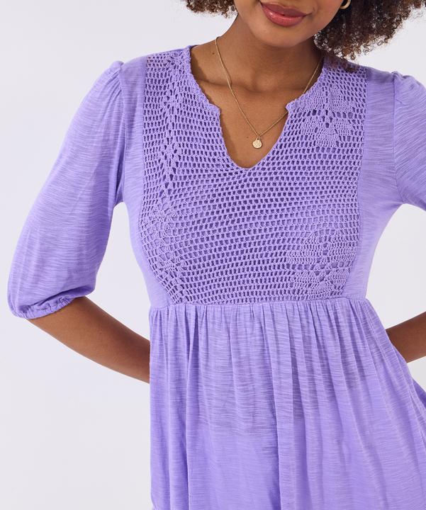 Actual product image Joe Browns Lace Panel Jersey Top (38)