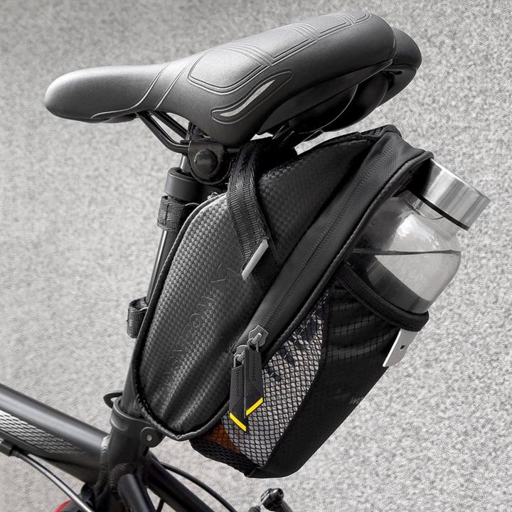 Actual product image Wozinsky bicycle saddle bag 1.5 l black (WBB20BK) (1.50 l, Frame bag)