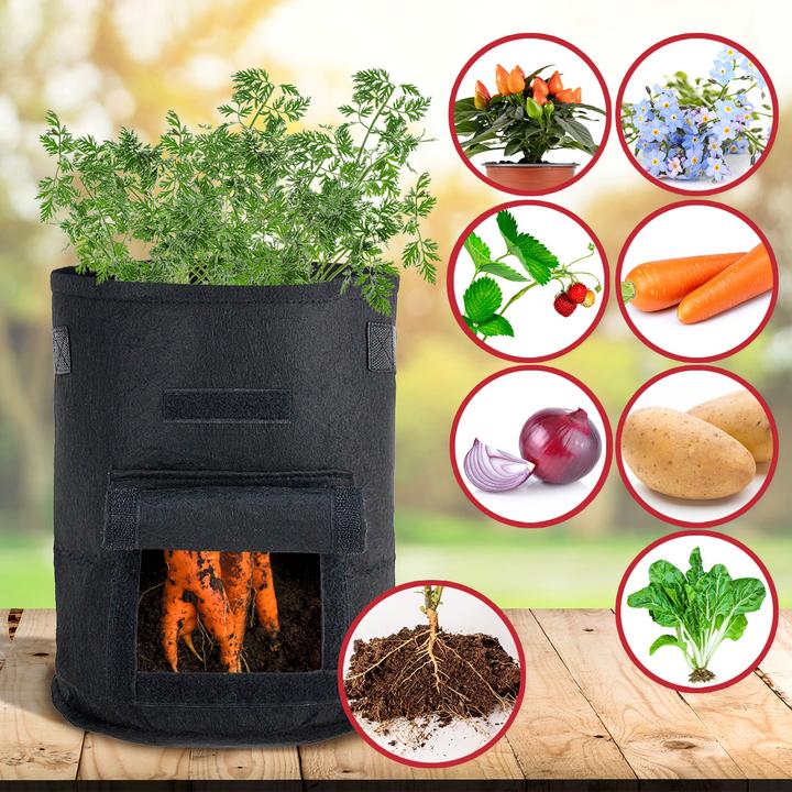 Image du produit Casativo Sacs de croissance XL pour plantes, set de 4, 38 l (40 cm, 35 cm)