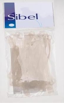 Actual product image Comair Silicone flat rubber tab short