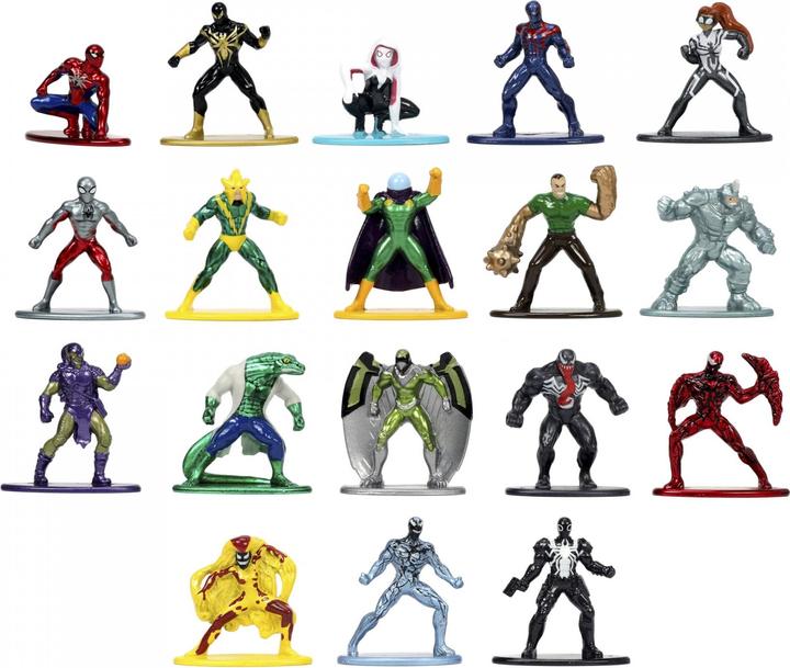 Actual product image Jada Marvel Spiderman Wave 7 Set
