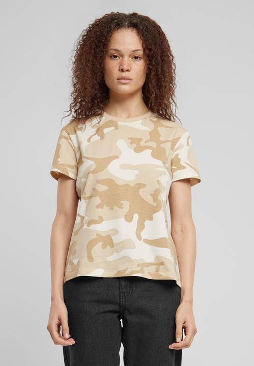 Actual product image Urban Classics Ladies Camo Regular Tee - 166869 (4XL)