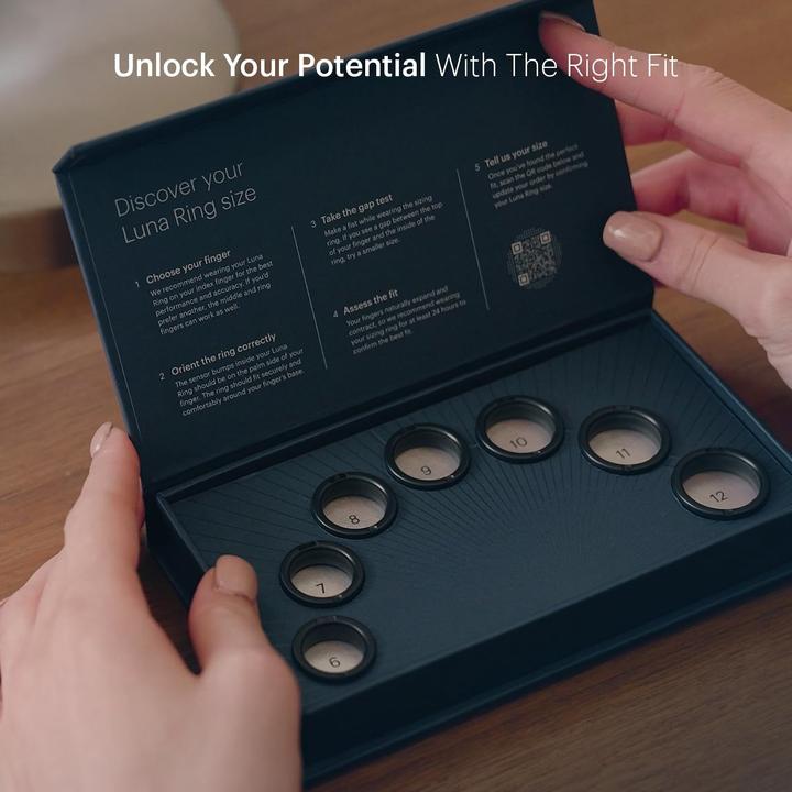 Produktbild Luna Ring Smart Ring Sizing Kit Grösse 6 - 12
