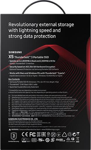 Produktbild Samsung Portable X5 (500 GB)