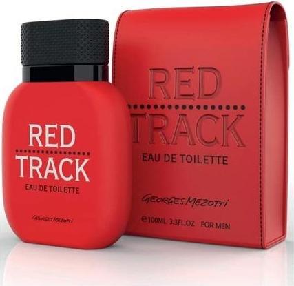 Actual product image Georges Mezotti Red Track For Men EDT spray 100ml (Eau de toilette, 100 ml)