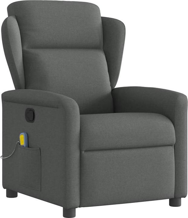 Produktbild VidaXL Massagesessel Dunkelgrau Stoff