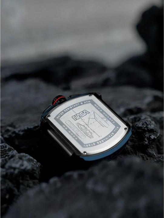 Actual product image Nubeo NB-6024-NAS-03 Men's watch Magellan NASA Chronograph Limited 48mm 5ATM