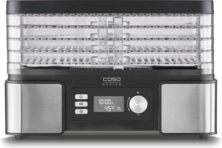 Caso Food Dehydrator DH 450 Power 370-450 W, Number of trays 5, Temperature control, Integrated timer, Bl