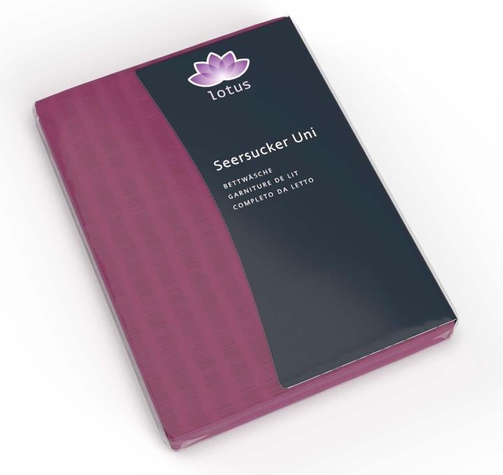 Image du produit Lotus Bettwaren Satin seersucker (Taie d'oreiller, 65 x 100 cm)