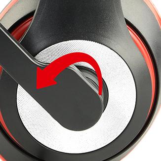 Produktbild Gembird MHS-03-BKRD Kopfhörer & Headset Kopfband 3,5-mm-Anschluss Schwarz (Kabelgebunden)