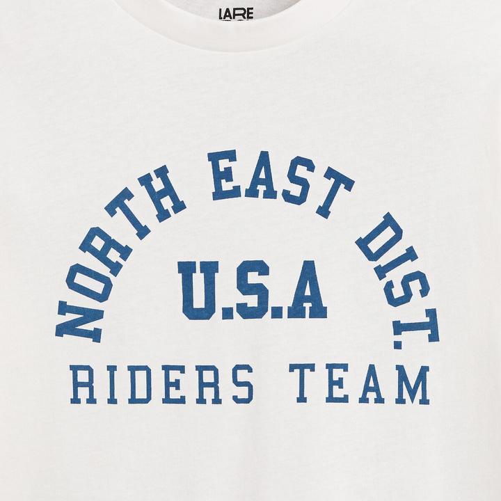 Image du produit La Redoute Collections T-shirt à manches longues avec imprimé message (128)