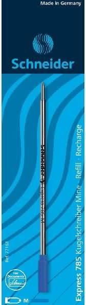 Produktbild Schneider Kugelschreibermine Express 785 Strichstärke: 0,5 mm Schreibfarbe: blau (Nachfülleinheit, Blau, 0.50 mm)