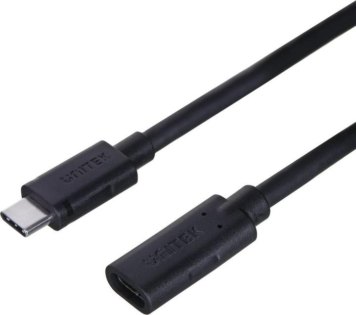 Image du produit Unitek USB USB-C to USB-C cable, 1.5 m black (C14086BK-1.5M) (1.50 m, USB 3.2 Gen 2)