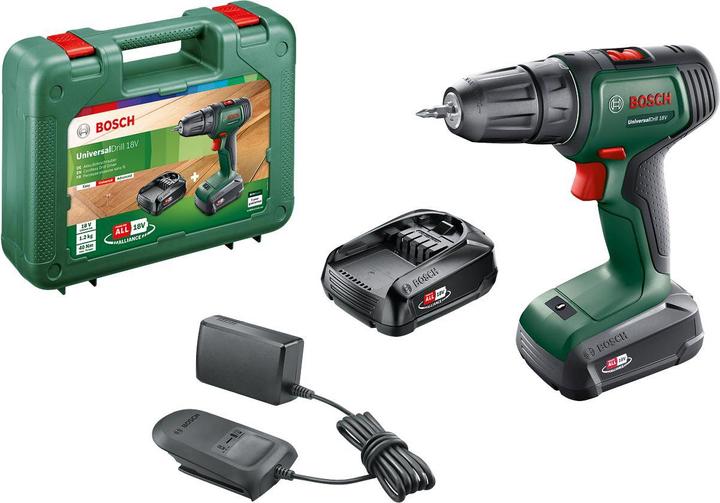 Produktbild Bosch Home & Garden UniversalDrill 18V + SystemBox (Akkubetrieb)