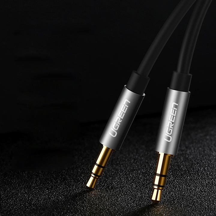 Actual product image Ugreen AV119 Jack cable 3.5mm AUX 3m (black) (3 m, 3.5mm jack (AUX))