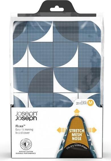 Actual product image Joseph Joseph Flexa ironing board cover 124 cm - mosaic blue