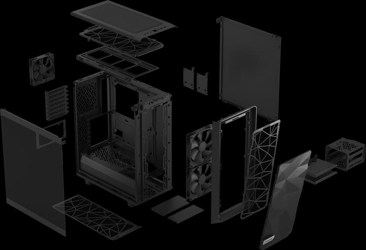 Produktbild Fractal Meshify 2 Compact Black TG Light (ATX, mATX, Mini-ITX)