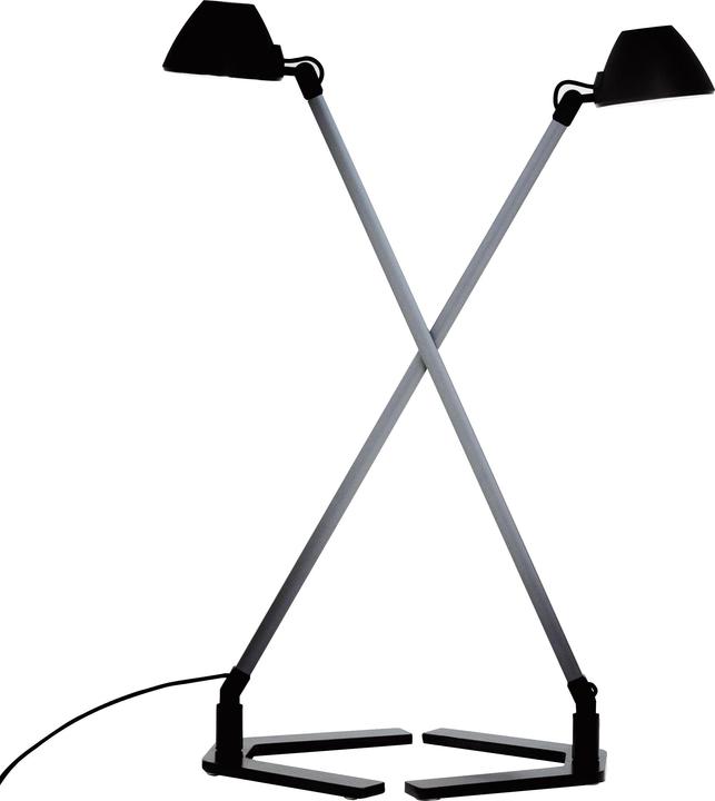Productafbeelding Waldmann LED tafellamp Lucio, 3.5 W, 300 lm, 3000 K, dimbaar, draaibaar & kantelbaar, USB, alumin... (300 lm)