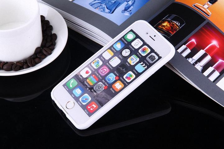 Produktbild König Design Apple iPhone 6 / 6s Handy Hülle Mandala Case Schutzhülle Motiv Blüte Weiss Neu (Apple iPhone 6)
