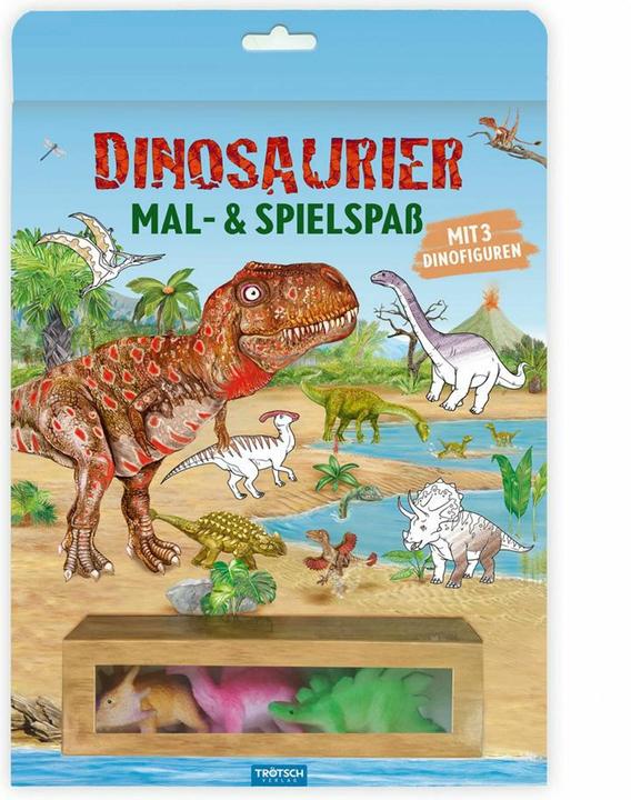 Produktbild Dinosaurier - Mal- und Spielspass (mit 3 Dino-Figuren)