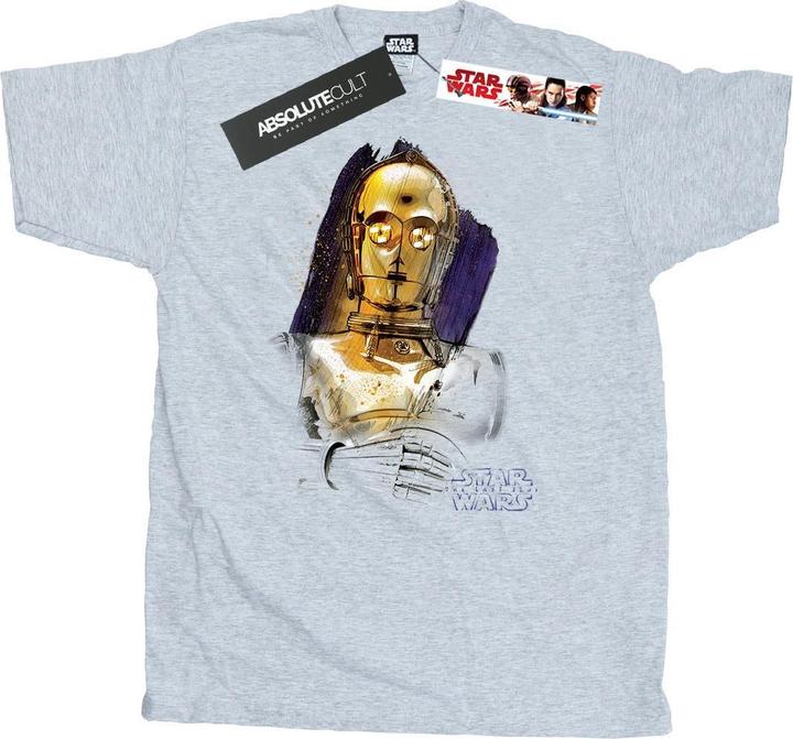 Star Wars The Last Jedi C3PO Brushed TShirt (S)